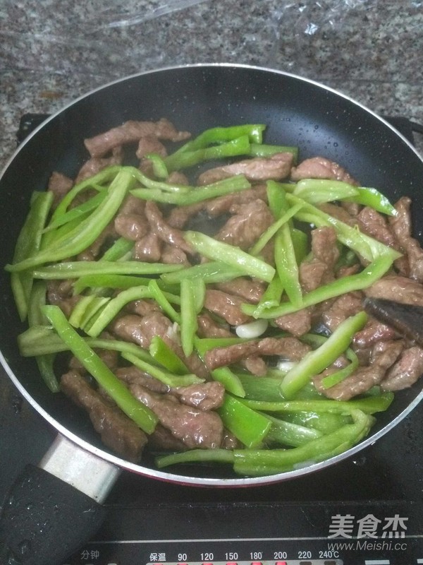 青椒牛肉的做法