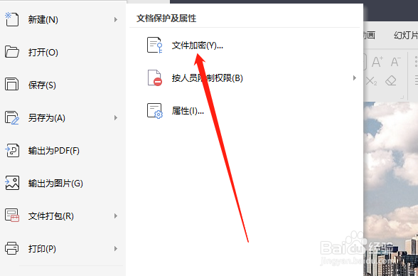 WPS PPT怎样为文件加密
