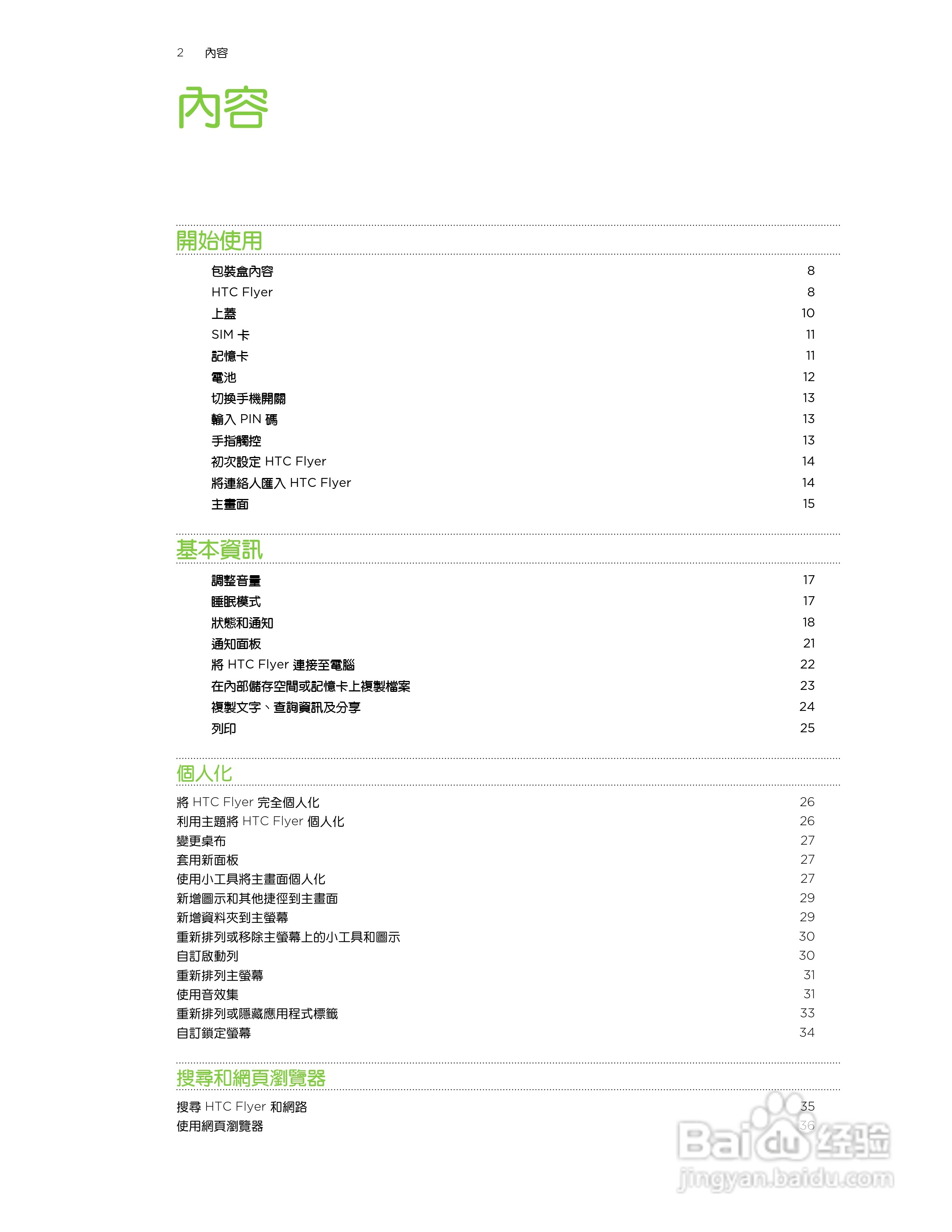 多普达HTC Flyer P510e手机使用说明书:[1]