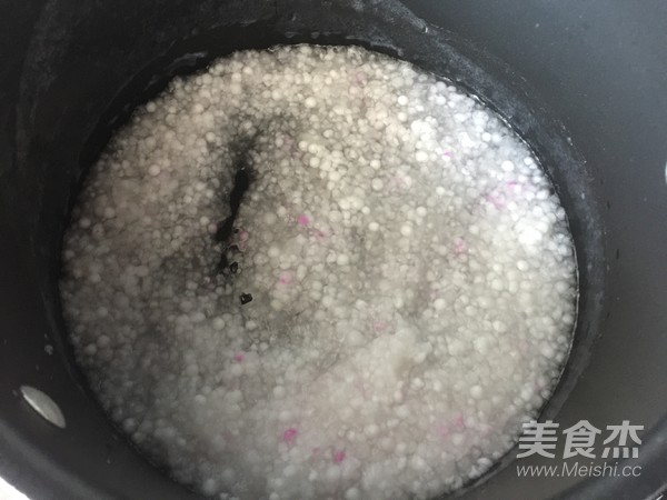红豆西米椰奶冻