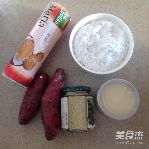 紫薯夹心饼的做法