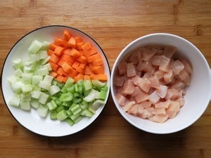 健身的鸡胸肉也可以炒着吃鸡胸肉炒三丁