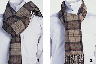 男士围巾的系法图解介绍