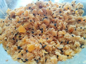 金沙肉松月饼馅