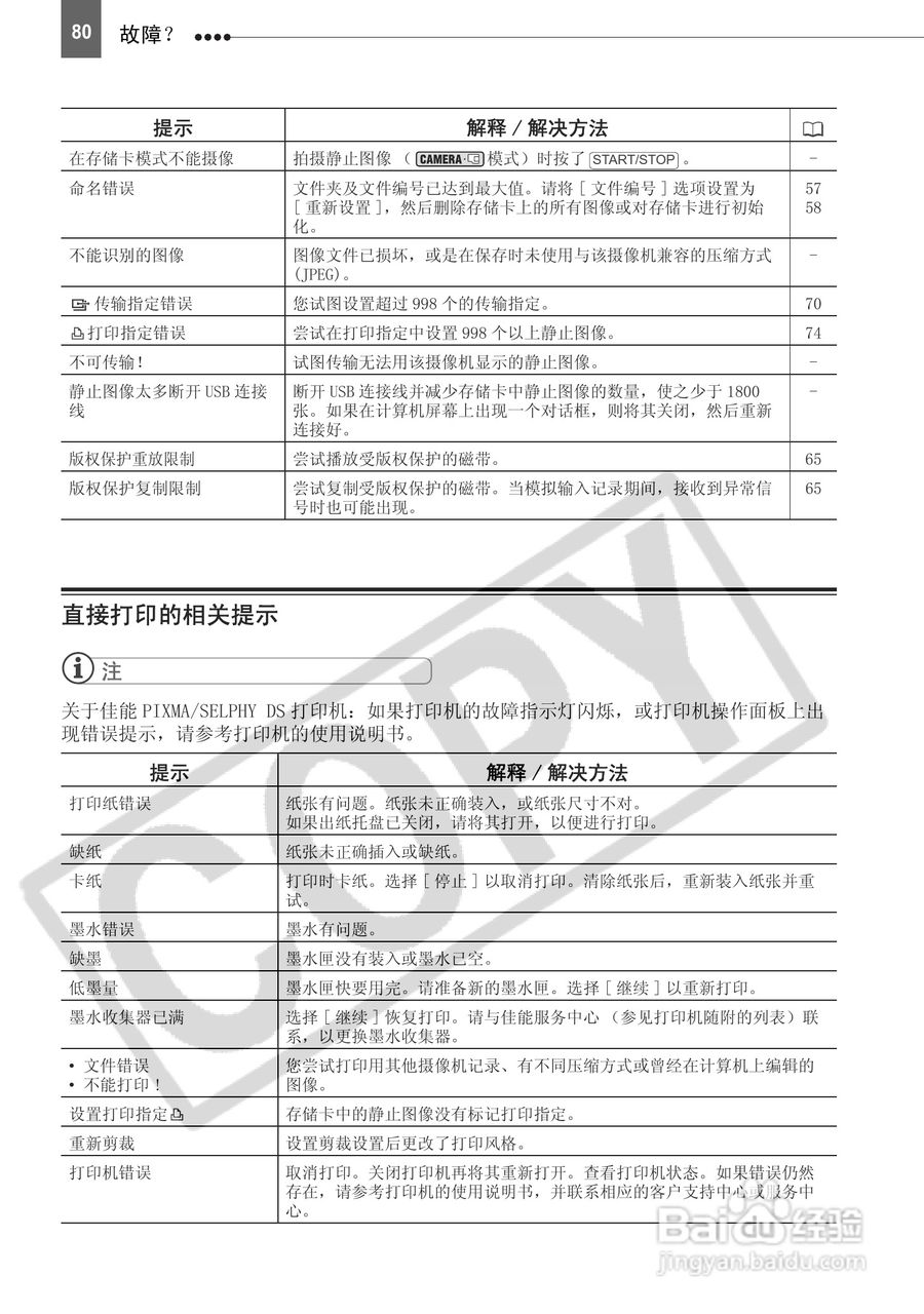 佳能HV20数码摄像机使用说明书:[8]