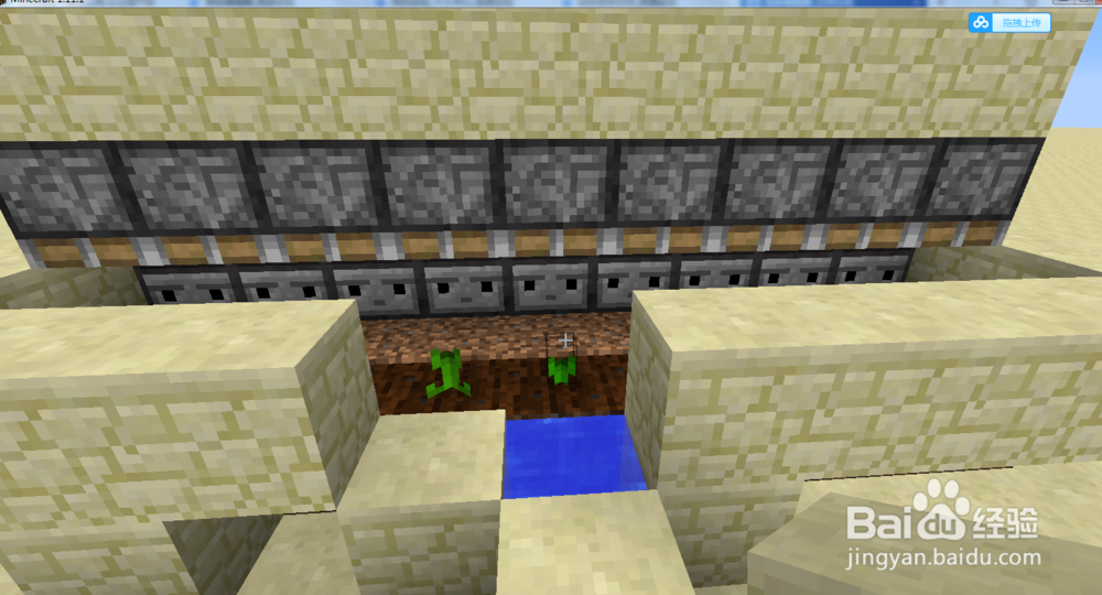 我的世界自动南瓜/西瓜机怎么做?