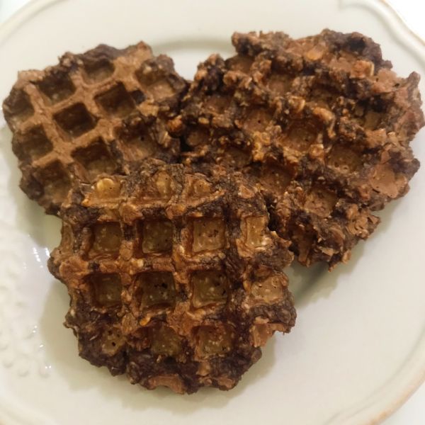 可可燕麦华夫饼