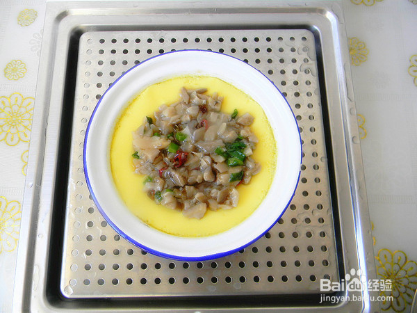 蘑菇蛋羹的制作方法