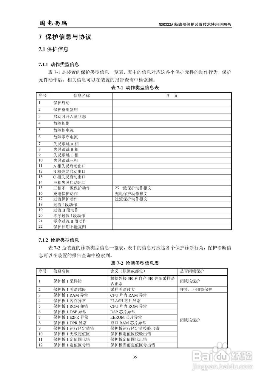 国电南瑞NSR322A断路器保护装置技术使用说明书:[4]