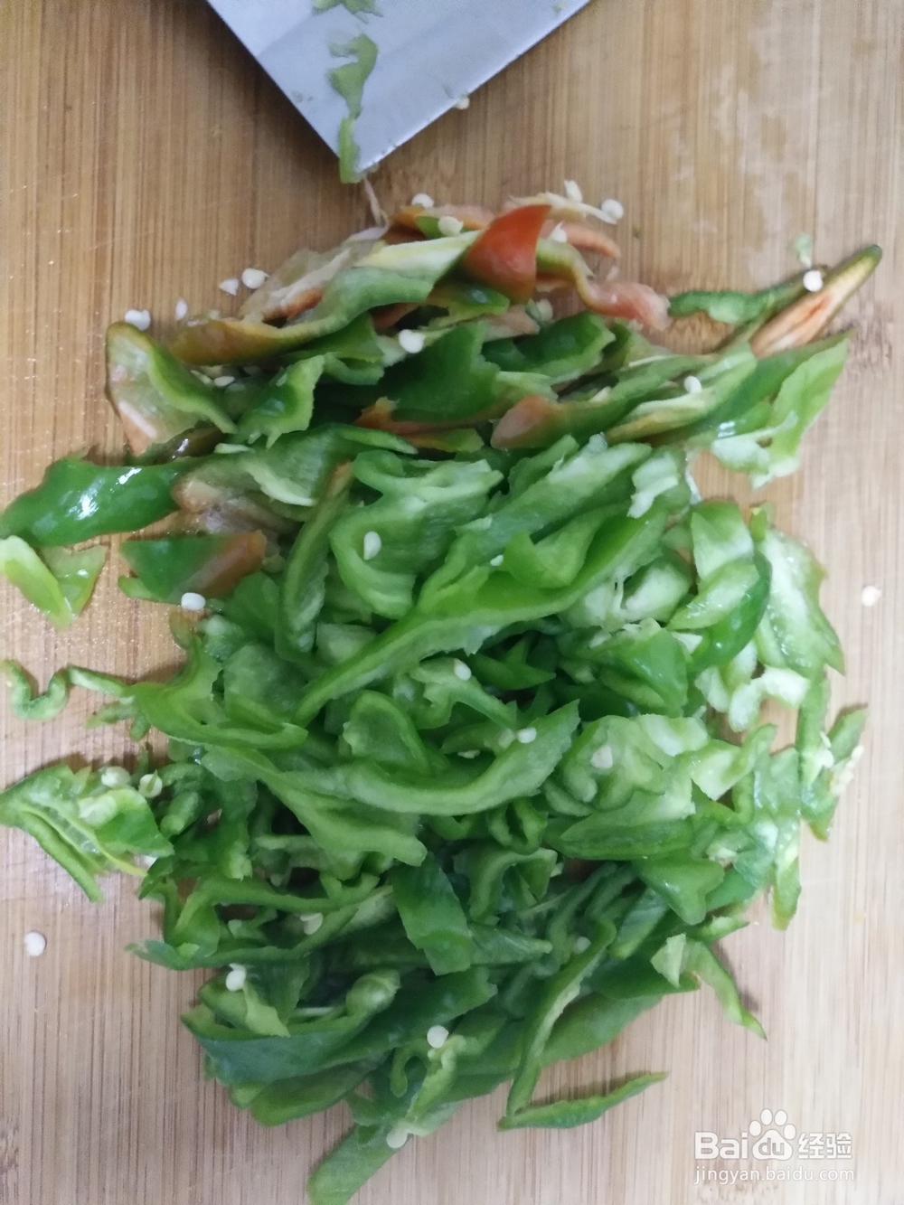 小南瓜丝炒青椒的家常做法