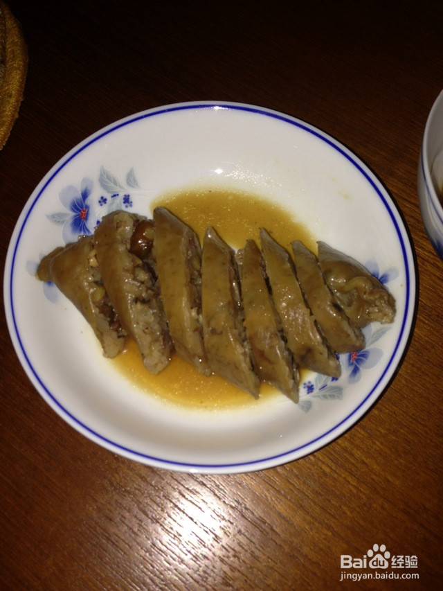 糯米灌猪肠的做法