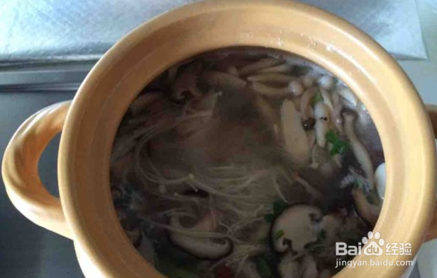 养生菌菇鸡汤