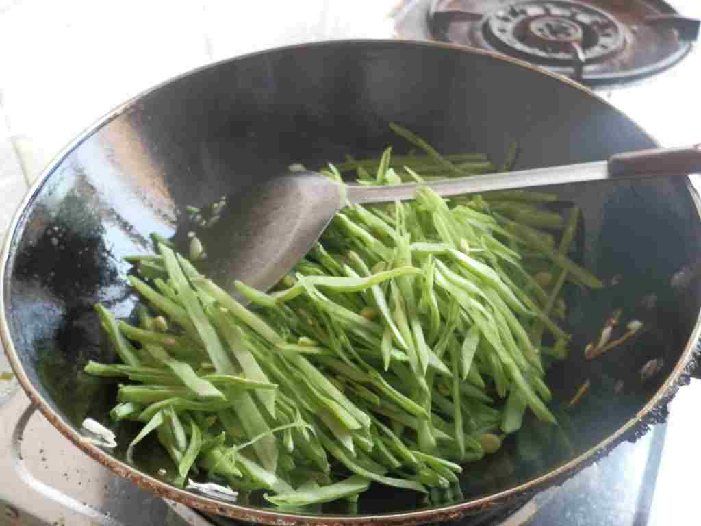 清炒扁豆丝，素食中的佼佼者！