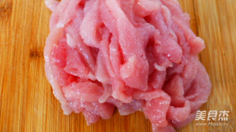 干煸肉丝杏鲍菇