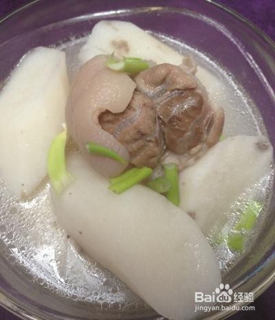 山药炖猪蹄的制作方法