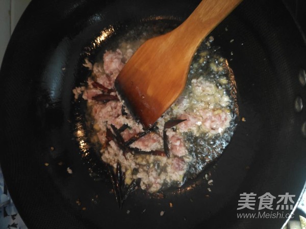 豇豆肉末孜然炒面