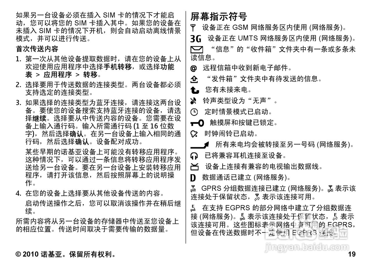 诺基亚5800w手机使用说明书:[2]