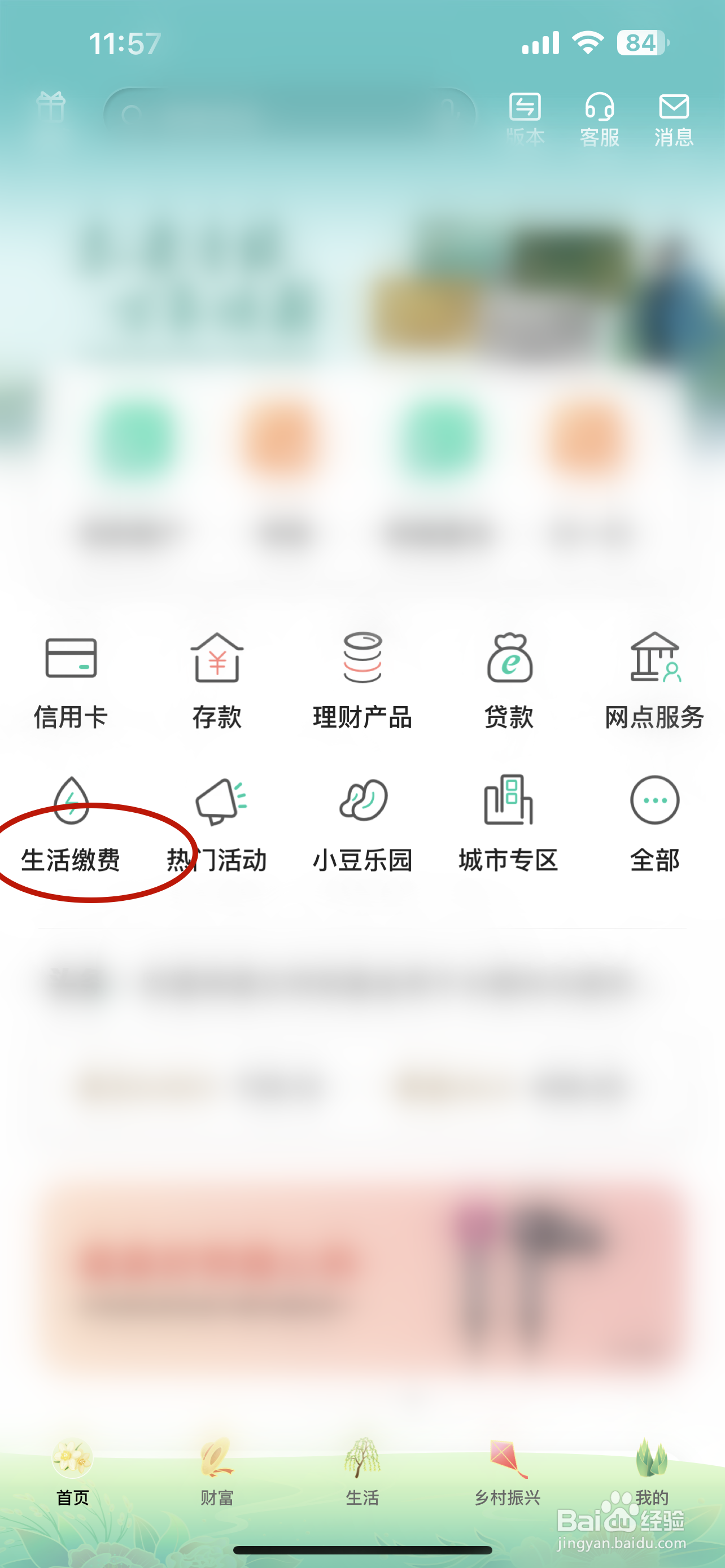 中国农业银行如何查看缴费记录