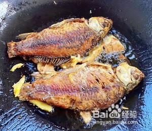葱煸糖醋鲫鱼的做法