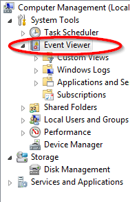 windows 如何查看事件日志