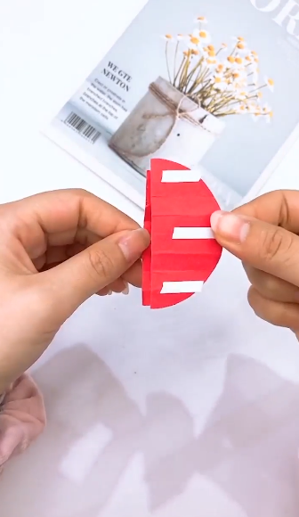 儿童手工立体苹果怎么做