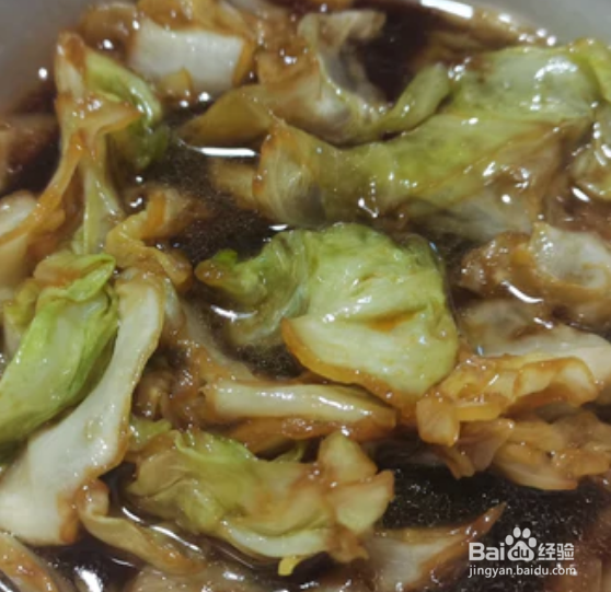 家常炒菜—酱香包菜