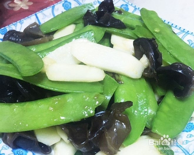 荷兰豆炒山药