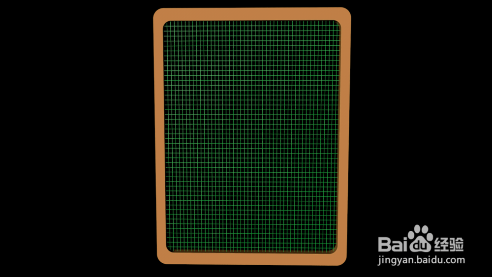 C4D建模之纱窗渔网等网状物体的建模方法