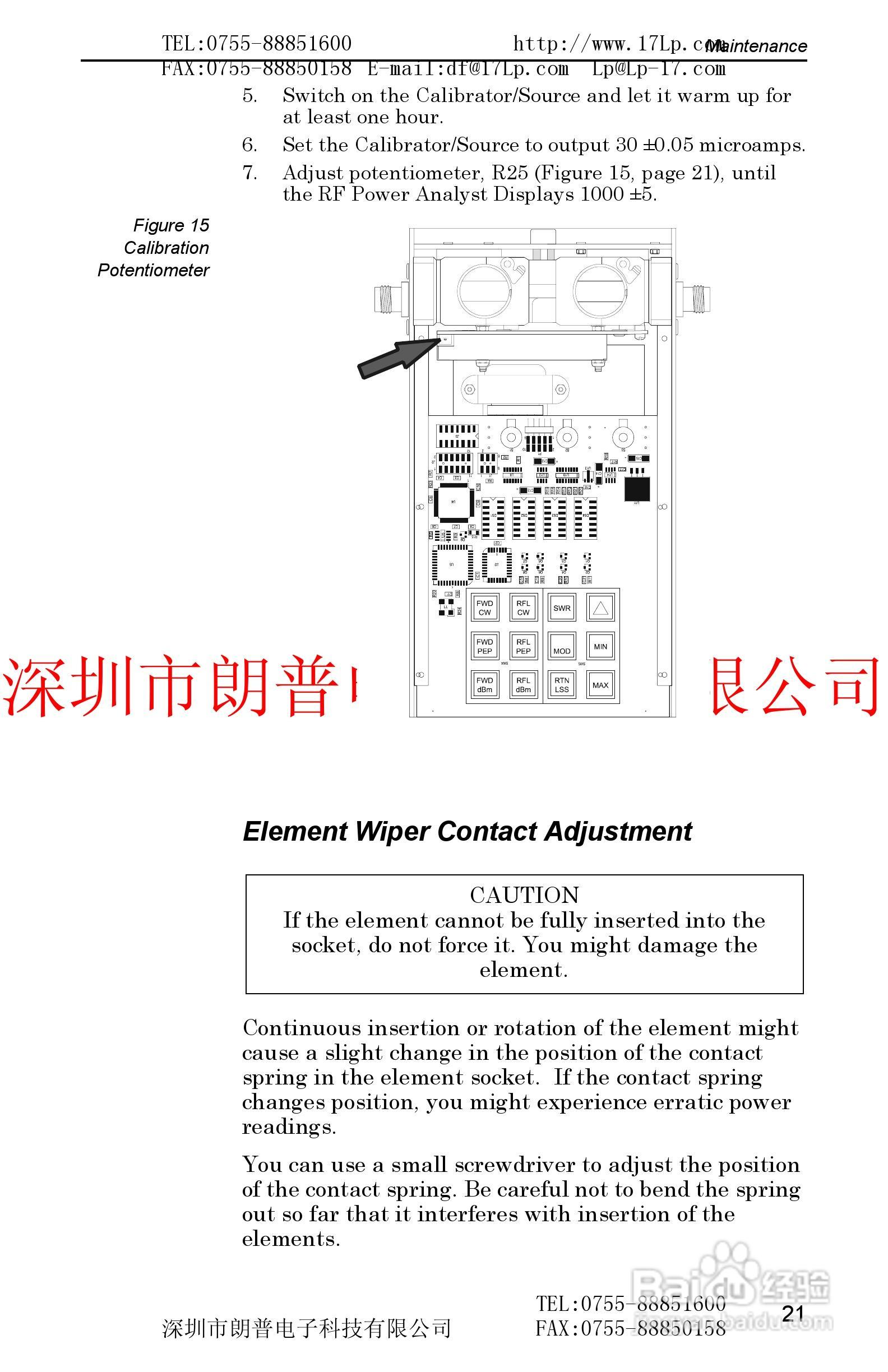 BIRD4391A鸟牌功率计使用手册:[4]