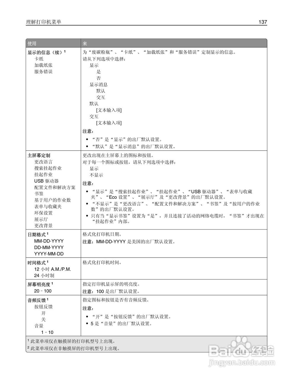 利盟Lexmark MS610de打印机说明书:[14]