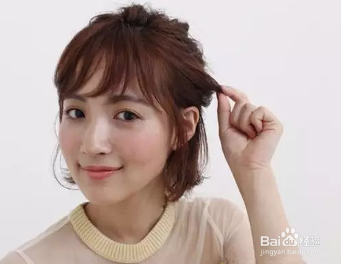 中短发这样打理,欧美明星范十足~