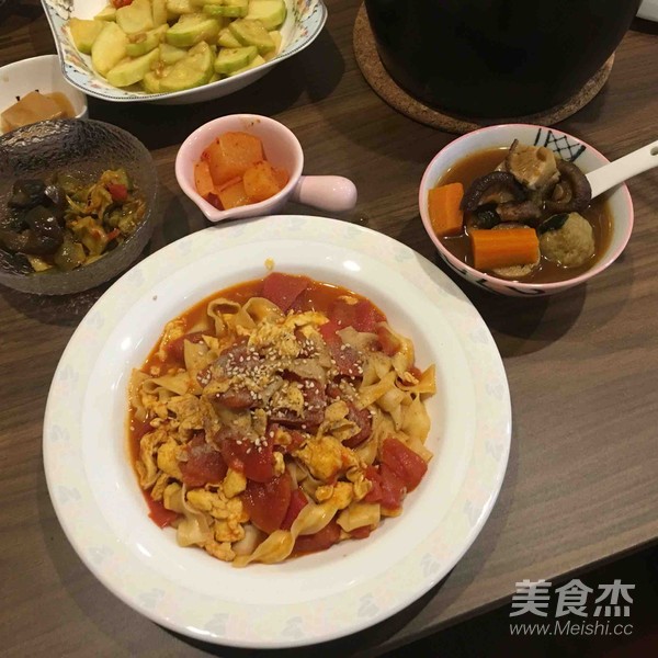 番茄鸡蛋打卤面