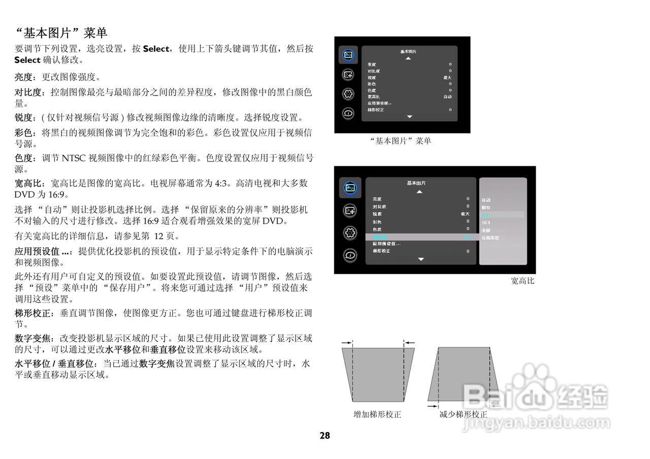 富可视 IN3184投影机说明书:[3]