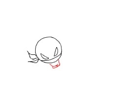 怎么画忍者必须死的小黑