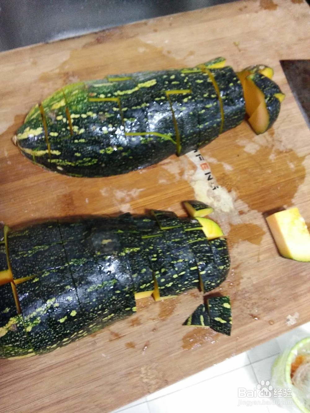 烹煮麻辣嫩南瓜