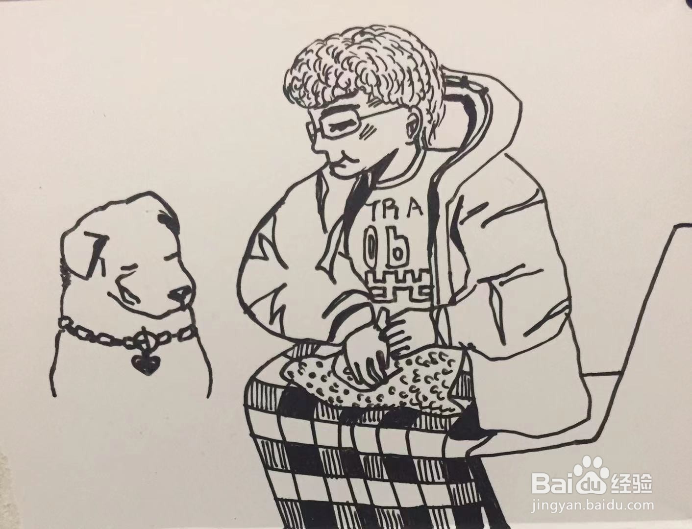 插画教程之缝补玩偶的奶奶