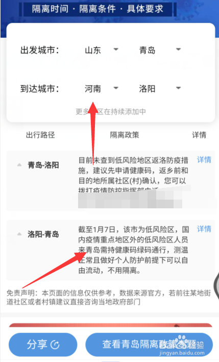 2021春节全国各地返乡政策查询