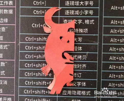 牛的窗花怎么剪？