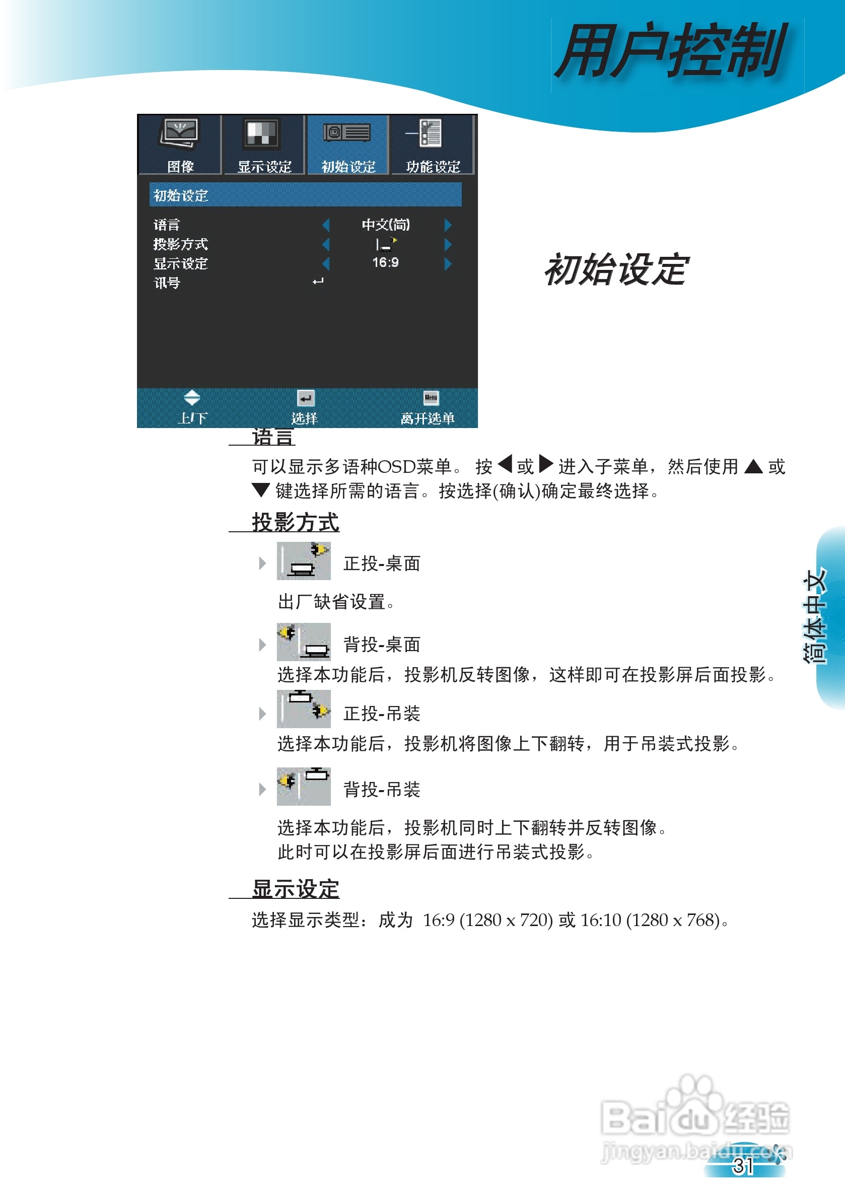奥图码 HD73投影机说明书:[4]