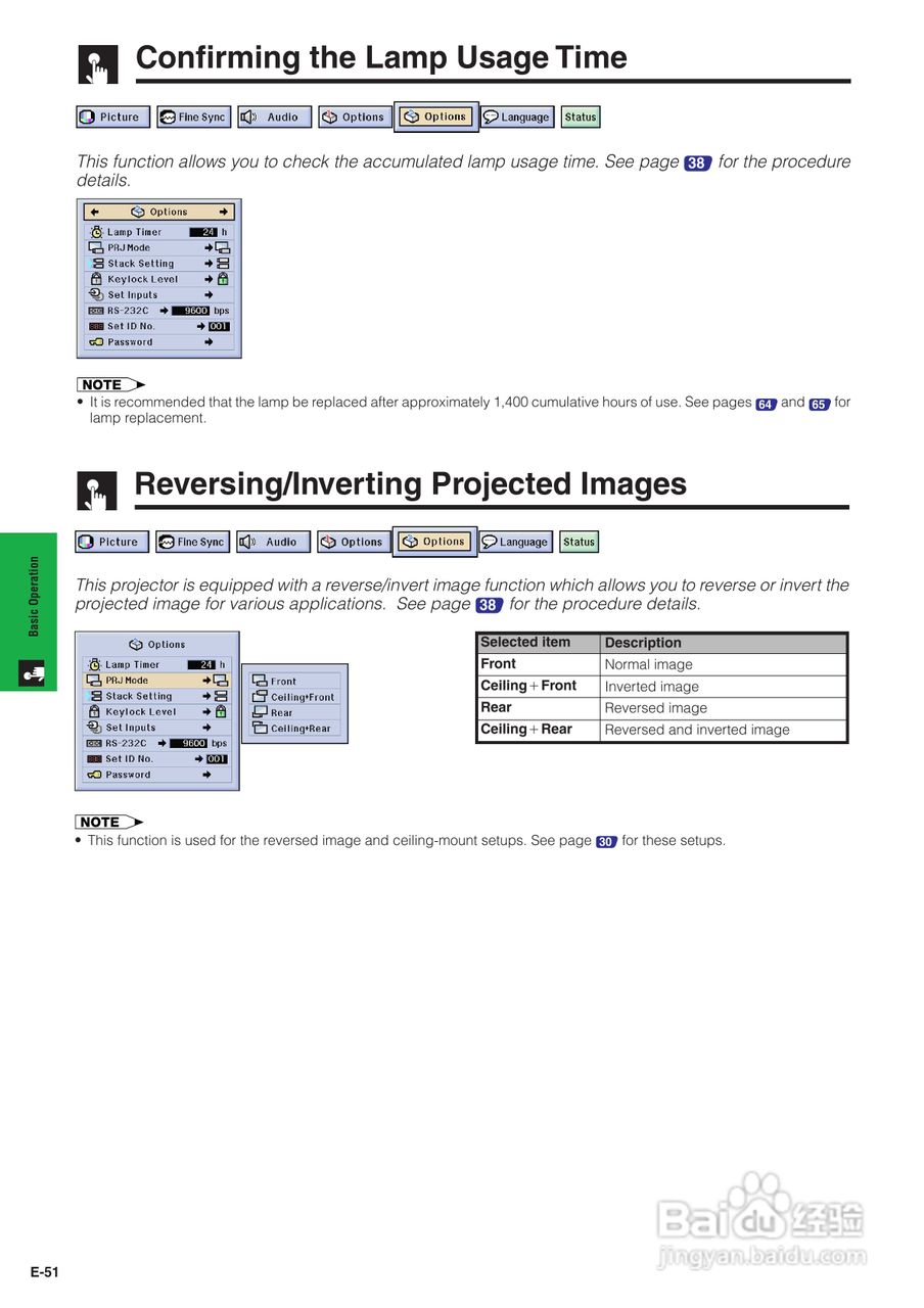 夏普XG-P25XE投影机使用说明书:[6]
