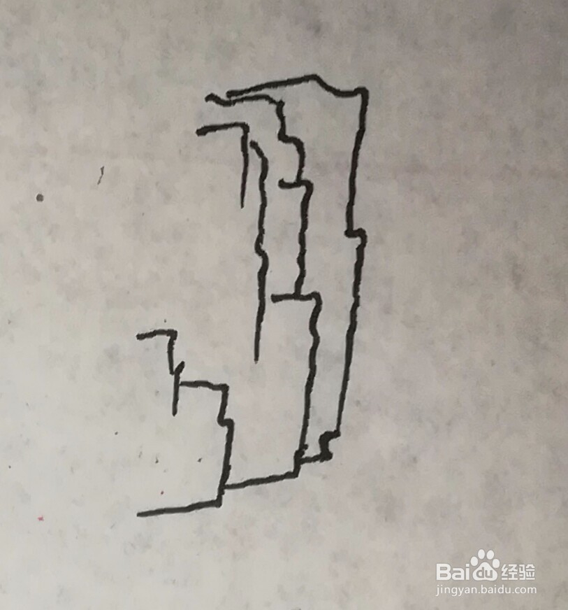 两岸青山碧水孤帆风景简笔画怎么画