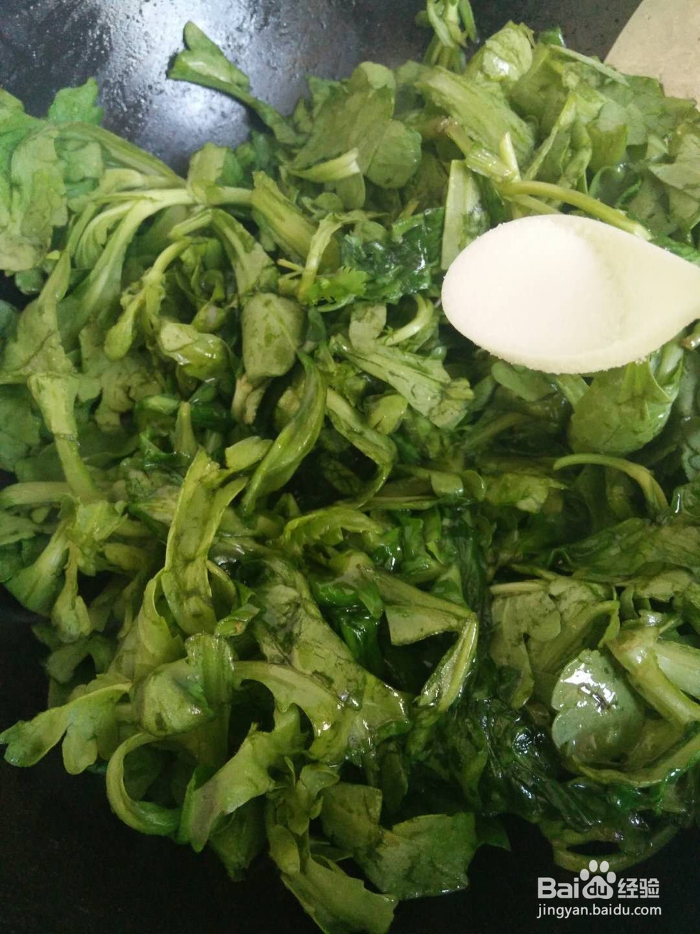 健康饮食——素炒茼蒿