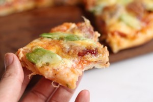 四川特-广式腊肠芦笋披萨怎么做