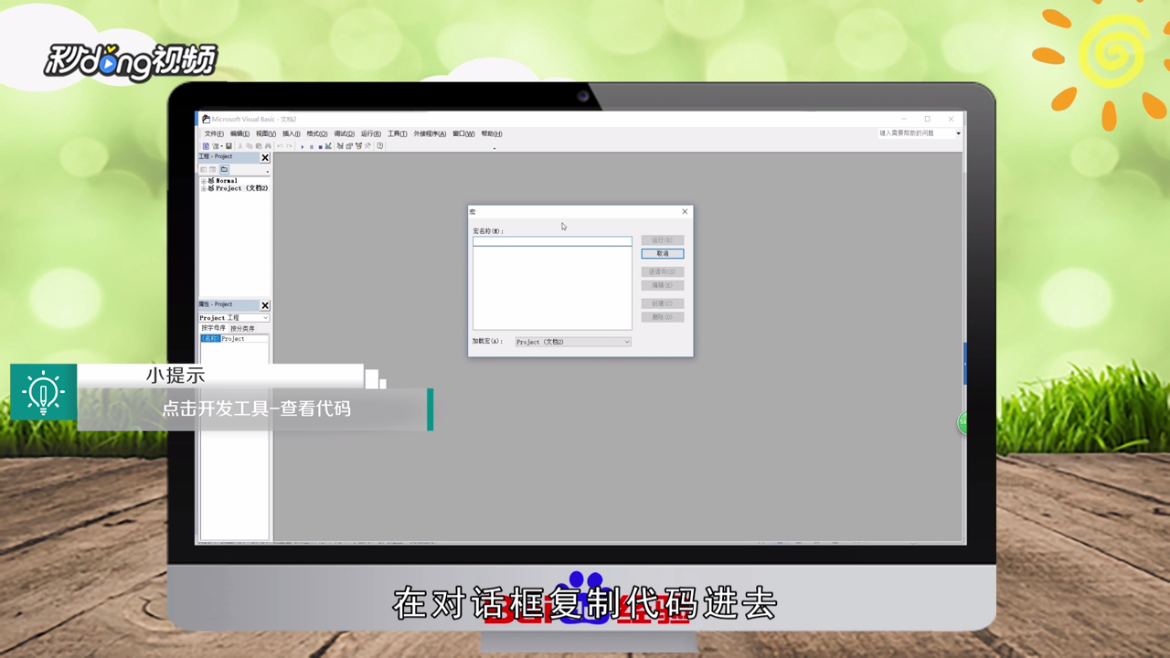 WPS文件中怎么运行代码