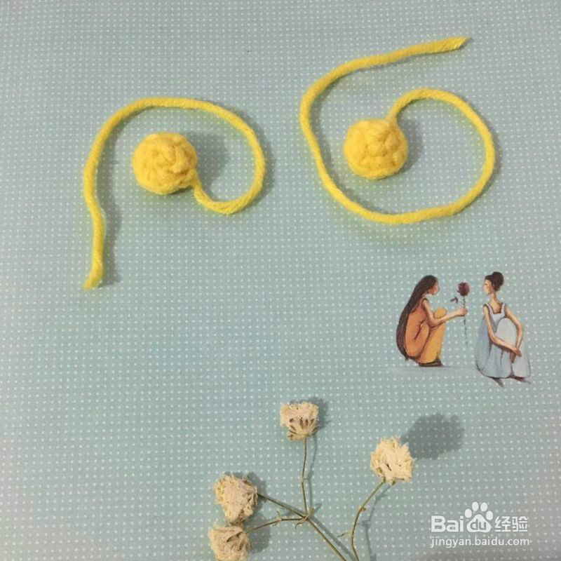 毛线玩偶皮卡丘的钩法教程