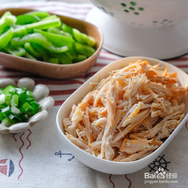 减脂餐之鸡丝荞麦面
