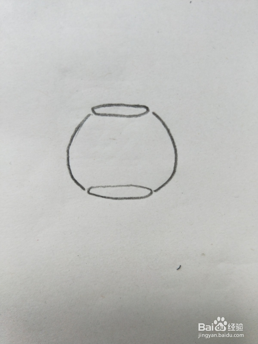 鱼缸的简笔画教程