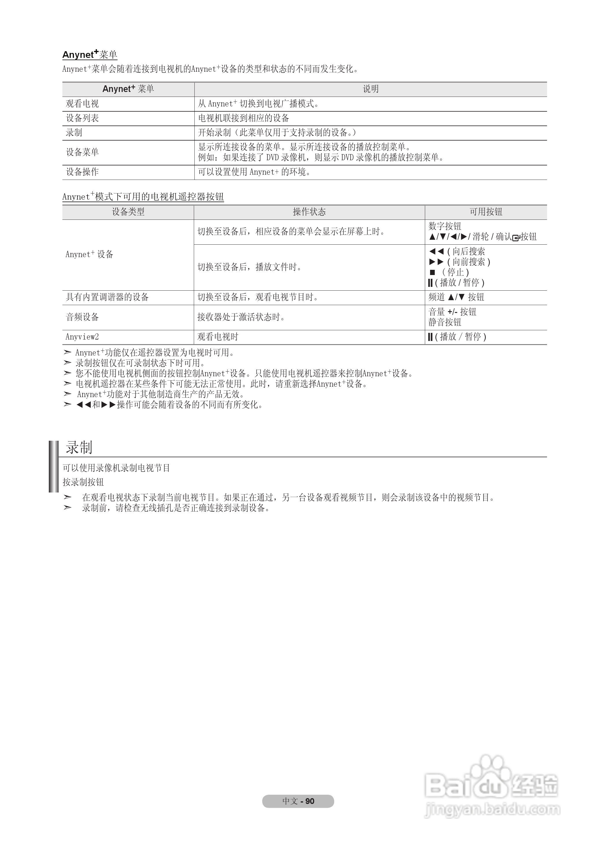 三星LA55A950D1F液晶彩电使用说明书:[10]