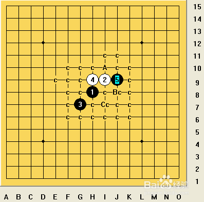 五子棋之斜月局攻略01