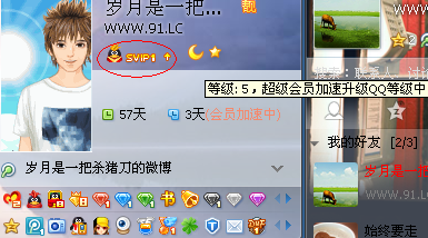 本地QQ会员亮所有钻